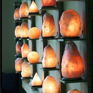 Himalayan rock lamp